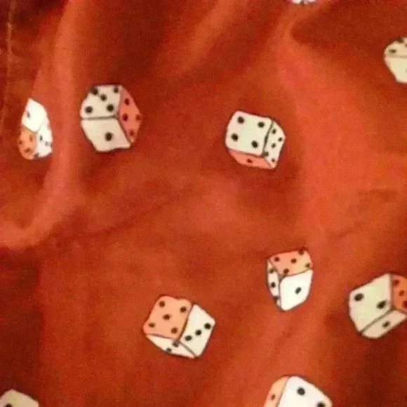 Maamgic board shorts red with dice mens medium - Picture 3 of 3